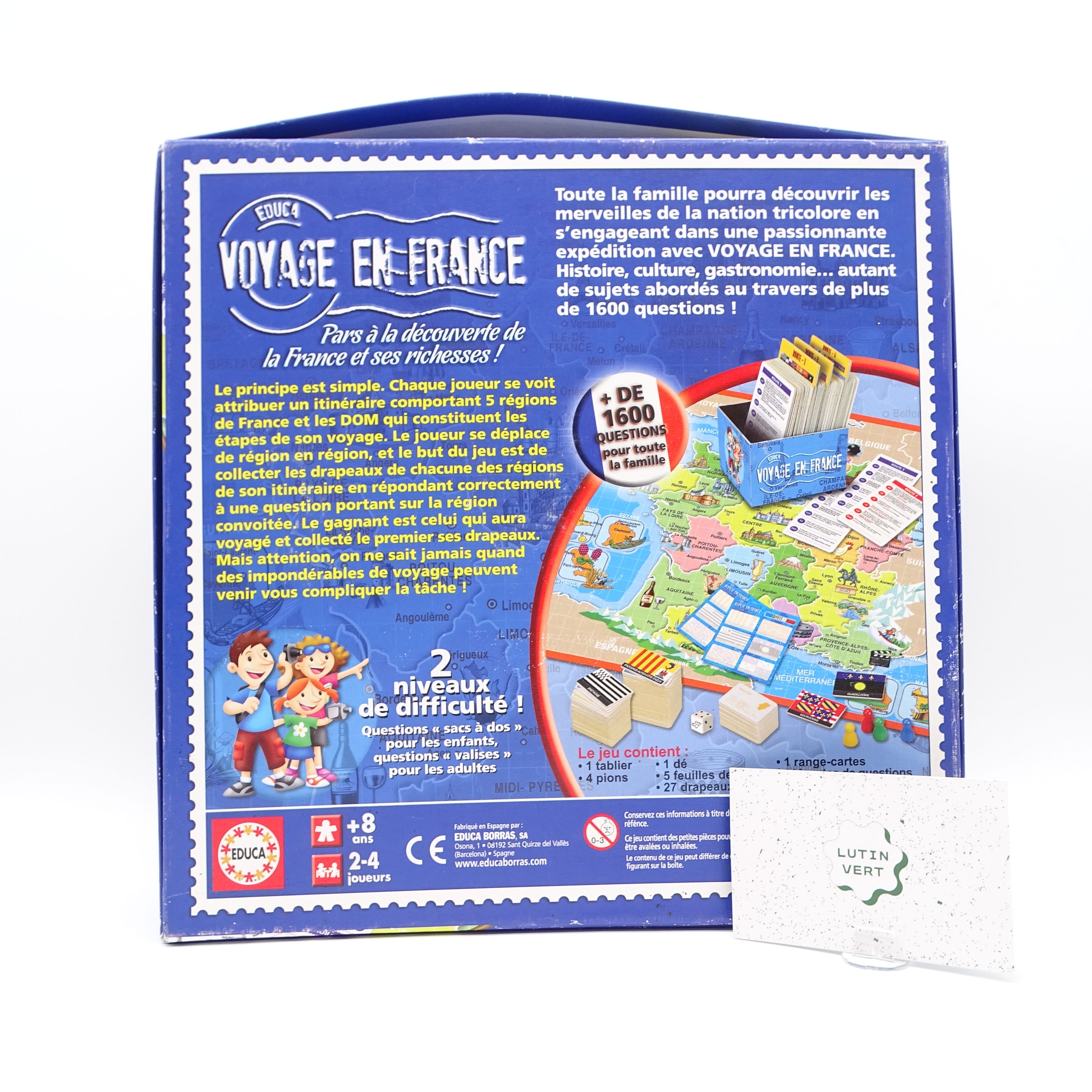 Voyage en France d'occasion EDUCA - Dès 8 ans | Ref 13604 Très bon état - Vue 4 - 
